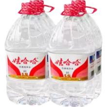 娃哈哈 纯净水 5.5L*4桶 塑膜装 大桶装水 泡茶冲奶粉