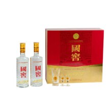 再降价：泸州老窖 国窖1573经典 52度浓香型白酒 516ml*2瓶礼盒装