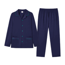 都市丽人 春秋季薄款长袖棉质家居服套装  （任选2套）