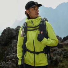 KOLON SPORT 可隆 男士户外3L防水防风透湿撞色连帽冲锋衣LHJK5MNT03 两色