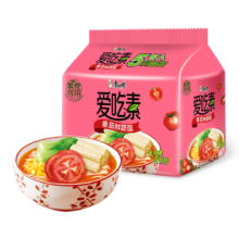 微信小程序：康师傅 番茄鲜蔬面 99g*5袋 泡面袋装速食 不含五辛素食