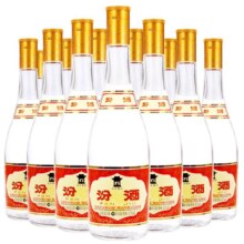汾酒 黄盖玻汾 53度 475ml*12瓶 山西清香型高度粮食白酒