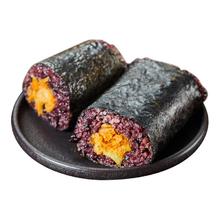 思念 面点速食早餐小笼包葱油饼南瓜馒头油条饭团豆沙包子 思念海苔黑米肉松饭团150g