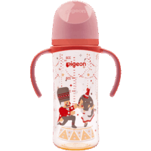 贝亲 PPSU双把手防胀气奶瓶 330ml LL号奶嘴 9月+ AA224