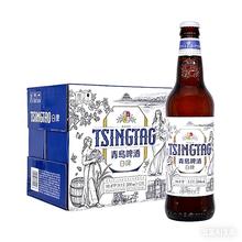 青岛啤酒 全麦精酿白啤500mL12瓶整箱