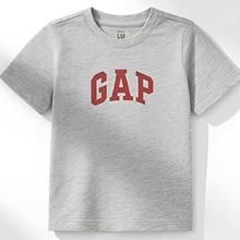 Gap 男女大小童2026春季新款纯棉logo印花基础款短袖T恤儿童装