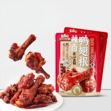 三只松鼠 辣卤鸭翅根 鸭小腿 480g 约16根 便携小袋零食