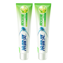 冷酸灵 抗敏感牙膏 清新口气清洁牙齿 200g*2