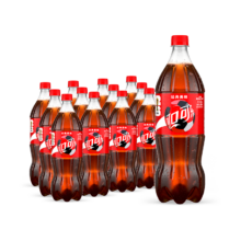 可口可乐（Coca-Cola）可乐汽水 碳酸饮料 1.25L*12瓶