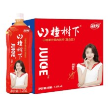 冠芳 山楂树下 山楂果汁果肉饮料 大瓶 整箱装 节日送礼