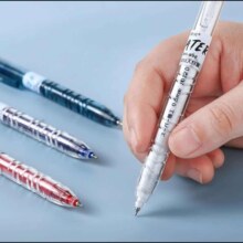 東米 932 按动0.5水笔 考试专用 三色笔杆各一支