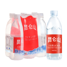 昆仑山 饮用天然弱碱性矿泉水 500ml*6瓶整箱装 高端用水