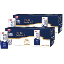 光明优加 纯牛奶 200ml*24盒*2组 3.6g乳蛋白 钻石装