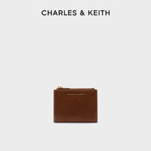 CHARLES & KEITH CHARLES＆KEITH2021春季新品CK6-10680907女士简约多卡位短款钱包 Ivory象牙色 XXS