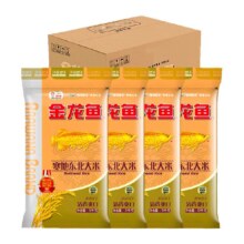 金龙鱼 寒地东北大米 经典圆粒米 5kg*4袋共20公斤 整箱装