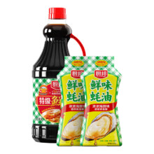 厨邦 鲜味蚝油605g*2+特级鲜生抽1.48kg*1
