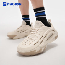 20点：斐乐 FILA FUSION 赛艇鞋男鞋 洞洞鞋 奶白 GD 40