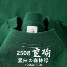 ENYIN 100纯棉 250g重磅 纯棉短袖t恤 男女情侣款