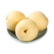 京鲜生 河北辛集白玉皇冠梨 净重4.5斤 单果200g+ 3件