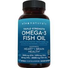 Viva Naturals 高纯度omega3 深海鱼油软胶囊