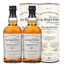 Balvenie 百富 12年双桶 单一麦芽威士忌 700ML*2瓶装