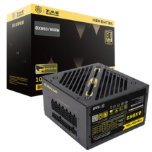 大水牛（BUBALUS）额定850W BX850金牌全模电源（PCIe5.1/ATX3/智能模组/双CPU+4显卡接口/单路12V/支持5080显卡）
