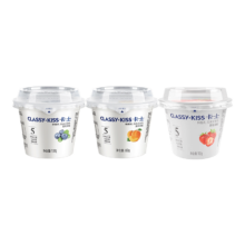 卡士 果粒鲜酪乳酸奶 黄桃味 100g×18杯 低温发酵乳