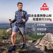匹克 PEAK 登山杖 铝合金伸缩拐杖 内锁升级 2根