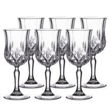 青苹果 水晶玻璃红酒杯 白酒杯 150ml*6只