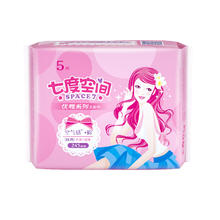 淘金币可用：七度空间 卫生巾优雅超薄棉柔日用245mm*32片