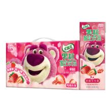 伊利 优酸乳草莓味果粒酸奶饮品 245g*12盒