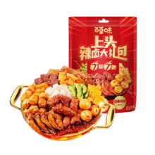 百草味 辣卤组合 零食猪肉素卤 礼盒装 囤货送礼