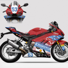 何佳功 张雪机车玩具仿真赛道版定制 820RR