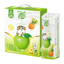 蒙牛 真果粒菠萝苹果味含乳饮料 240g*10包