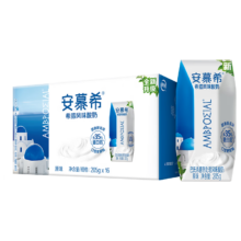 安慕希 希腊酸奶 利乐钻 风味发酵乳 205g 原味 32盒