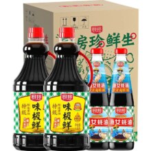 再降价:厨邦 味极鲜酱油 1.63L*2 金装渔女蚝油 490g*2
