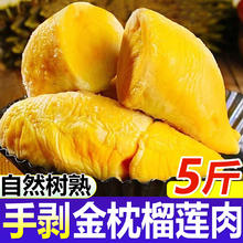 璐亦 金枕榴莲肉 1000g 净重500g*2 树熟鲜冻泰国果肉