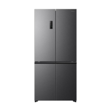 PLUS：容声 方糖505 双净双系统 十字四开门冰箱  BCD-505P60CZMAD 灰
