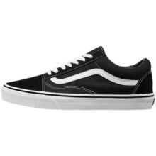 16日10点：Vans Old Skool 黑色复古街头低帮板鞋 男女款