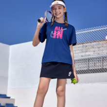 速干运动更舒适！Nike 耐克 3BRAND 女童DRI-FIT速干科技短袖T恤（110-155cm）3色