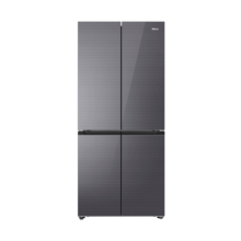 海尔 490L十字门冰箱594mm专业超薄干湿分储? 黑金净化三挡变温BCD-490WGHTDE5XEU1