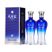 洋河 天之蓝系列 天之蓝 蓝色经典 绵柔浓香型白酒 480ml*2瓶