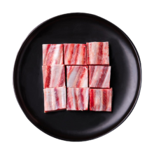 羊小柒 宁夏滩羊肉 生鲜国产草原羔羊寸排 新鲜羊排烧烤火锅食材清真 羔羊寸排2斤
