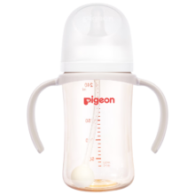 贝亲 PPSU重力球吸管双把手奶瓶 240mL 6月+ AA252