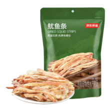 京东京造 鲜来多香烤鱿鱼条丝须 100g 即食海味零食