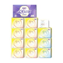自由点 卫生巾空气 日夜用组合装 13包99片 轻薄