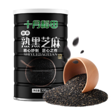 十月稻田 熟黑芝麻 500g