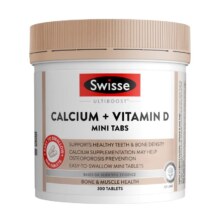 Swisse斯维诗 柠檬酸钙维生素D补钙片 300粒 有机娘娘