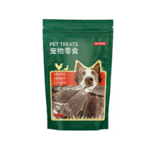 京东京造 狗零食原切鸭肉干 100g 鸭大胸肉 磨牙训练 猫狗通用 成幼犬宠物