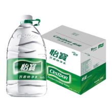 怡宝 纯净水 4.5L*4瓶 整箱大桶装 饮用水 泡茶煲汤 租房实用